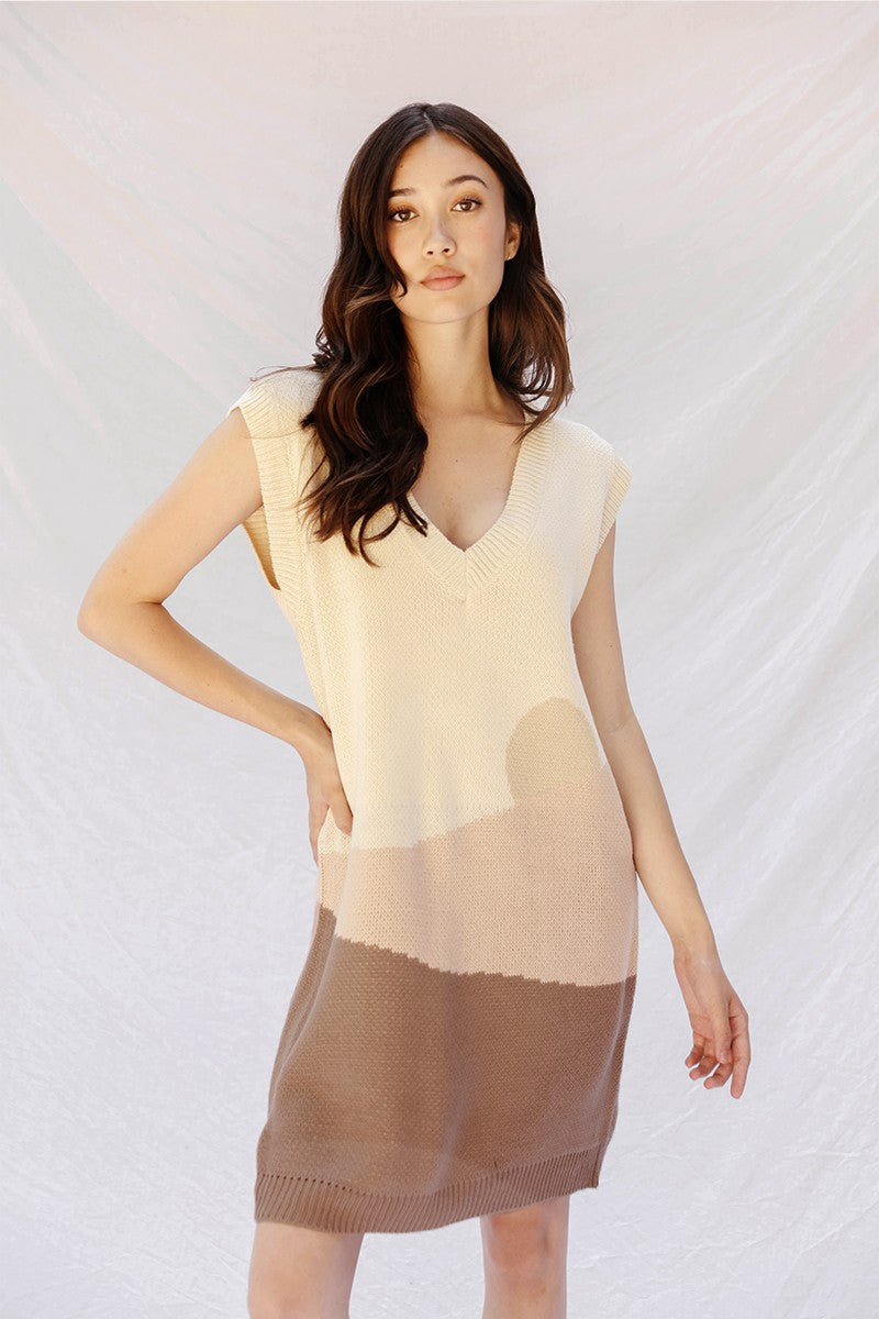 Sunset Sweater Dress