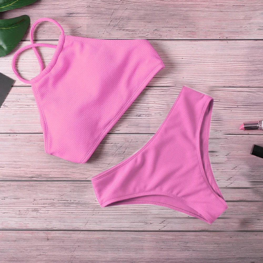 Ribbed Bikini Set