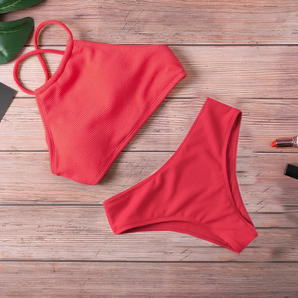 Ribbed Bikini Set